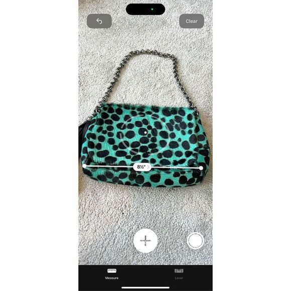 Rare⭐️ Eric Javits Calf hair leopard handbag, $475 - Picture 11 of 13